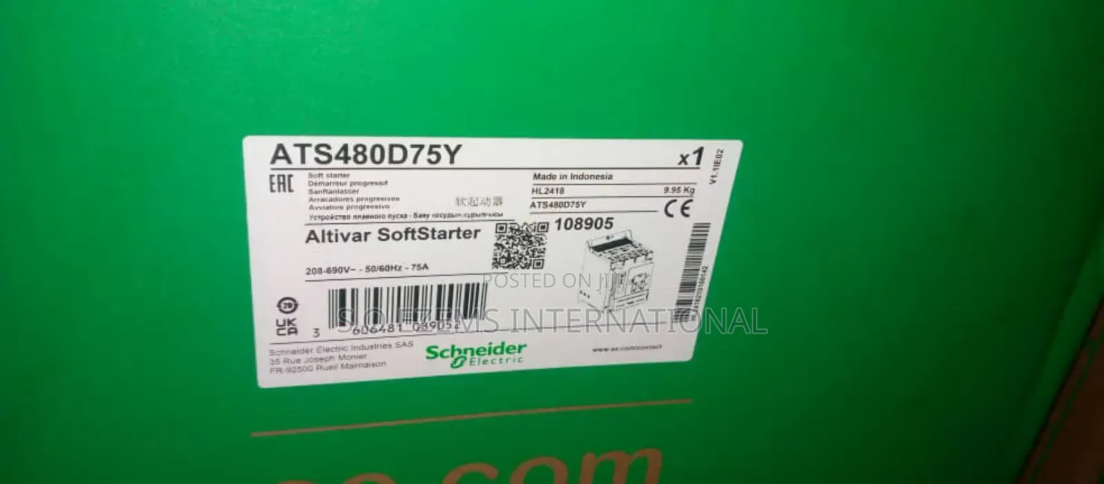 - Schneider Soft Starter 37kw 690v