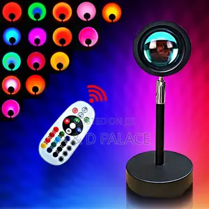 Sturdy Portable Sunset Led Atmosphere RGB Projection Table
