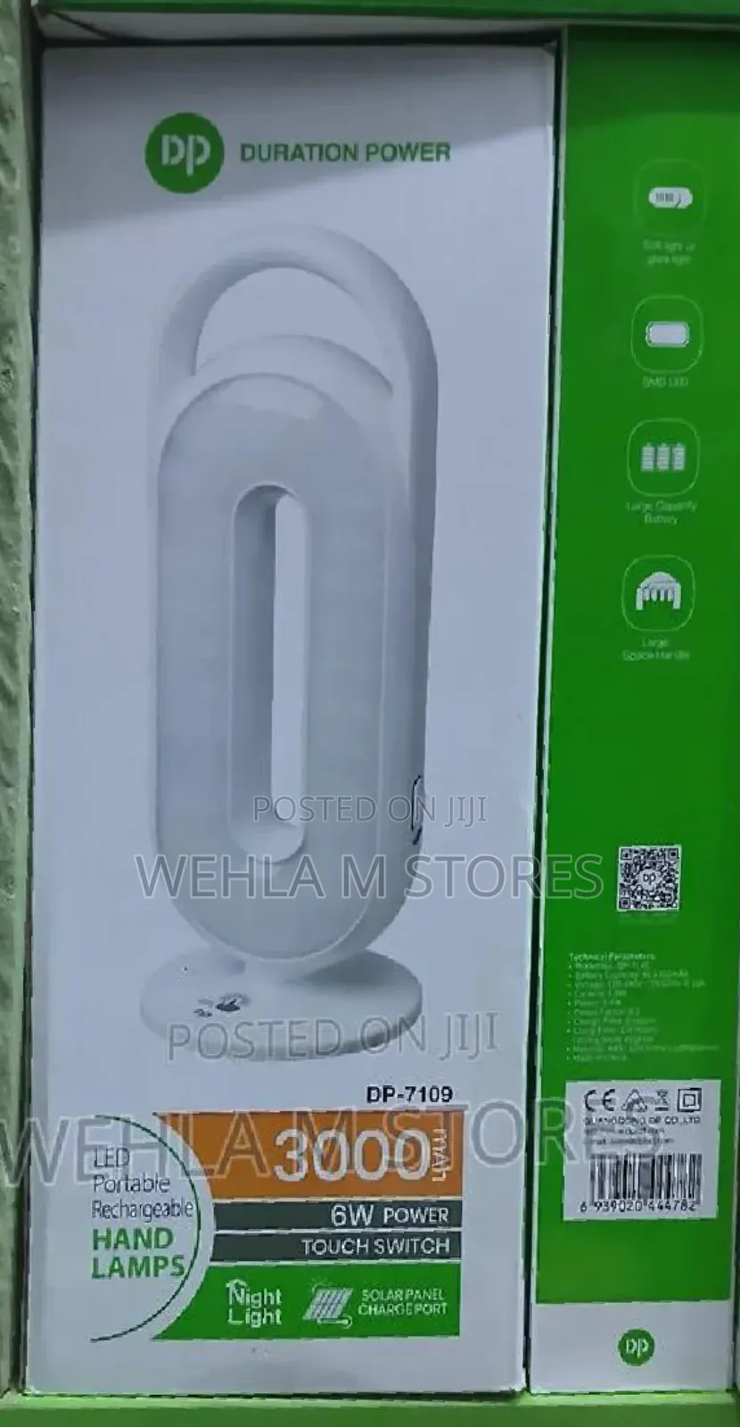 Dp Led Portable Rechargeable Hand Lamps - Dp 7109