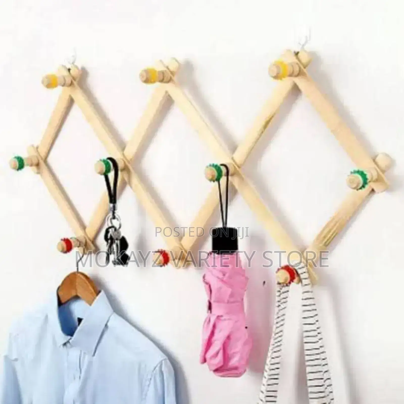 Collapsible Wooden Hanger (Bulk)