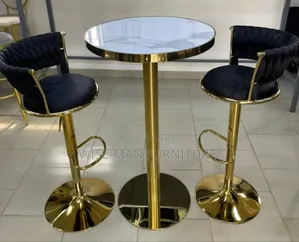 Photo - Two Bar Stools and Table