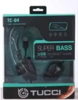 Tucci Super Bass Usb Game Headset For Gaming