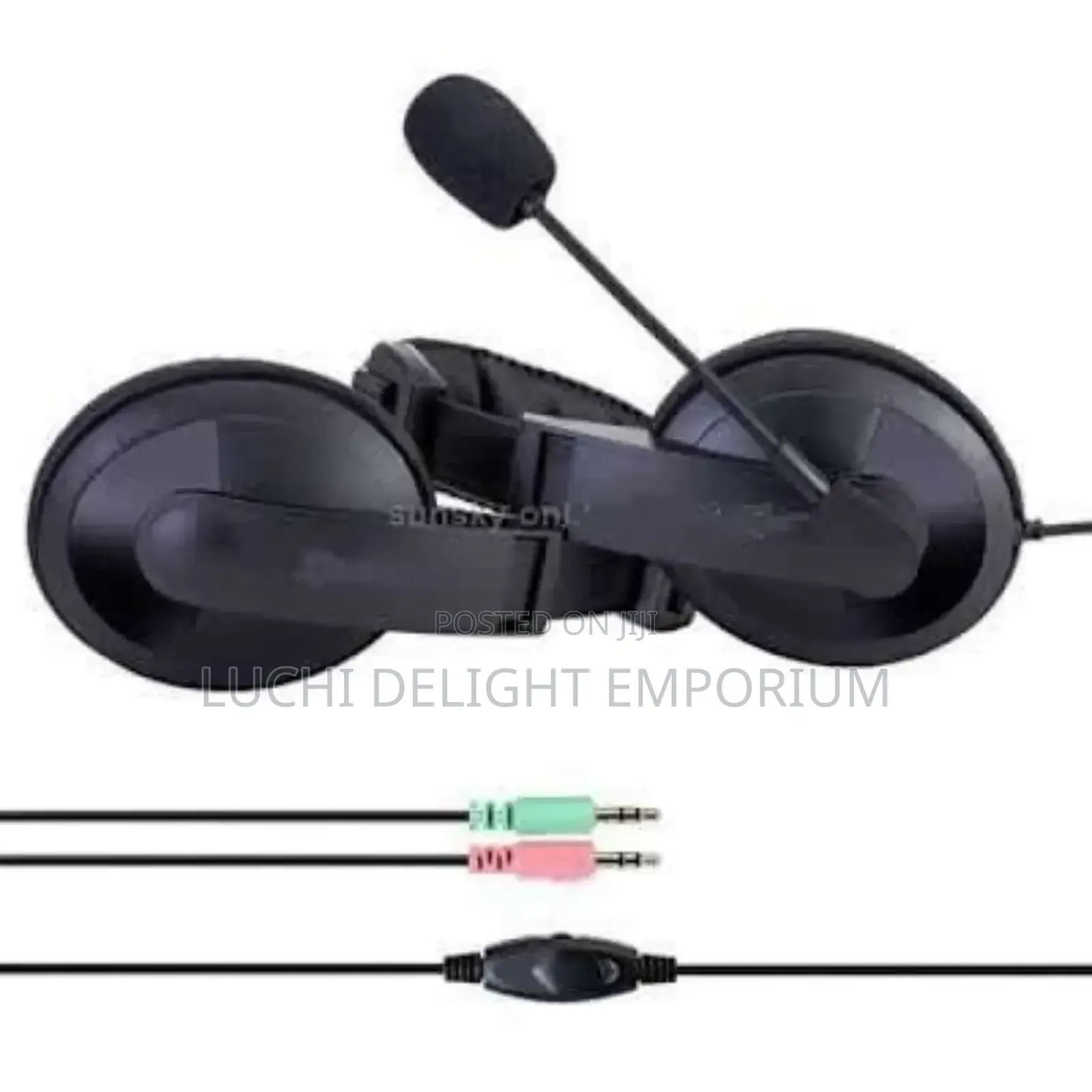 Tucci Adjustable Gaming Headset With Microphone 3.5mm