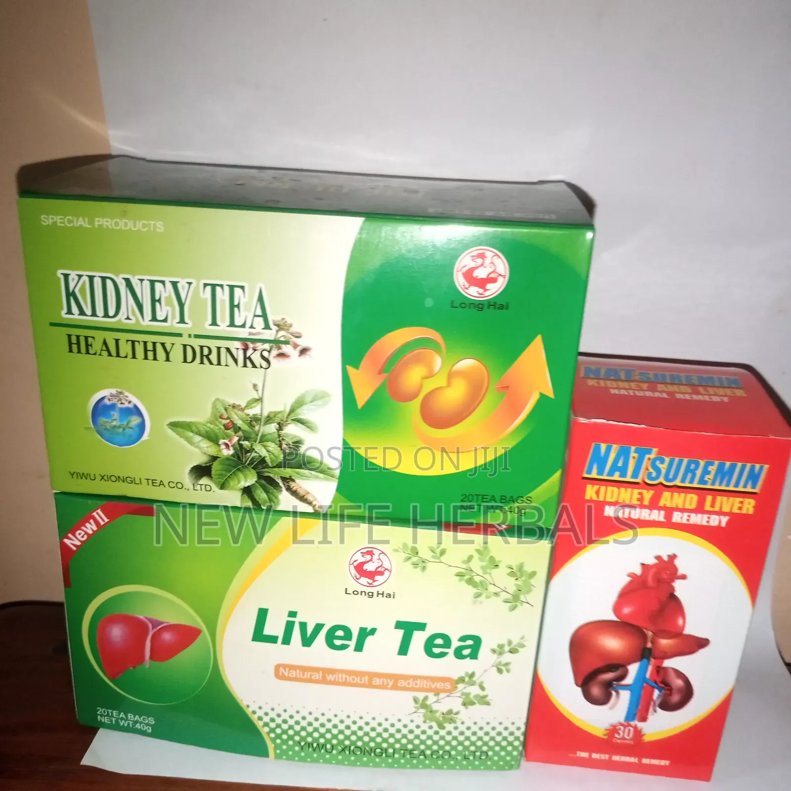 Kidney and Liver Detoxification Herbal Combo Pack Natsuremin