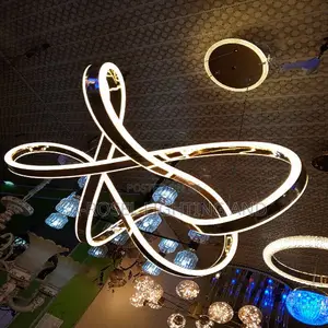 Twisted Rope Led Droplight Chandelier Fitting