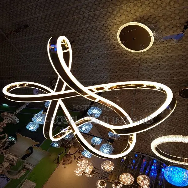 Twisted Rope Led Droplight Chandelier Fitting
