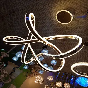 Twisted Rope Led Droplight Chandelier Fitting