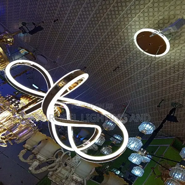 Twisted Rope Led Droplight Chandelier Fitting