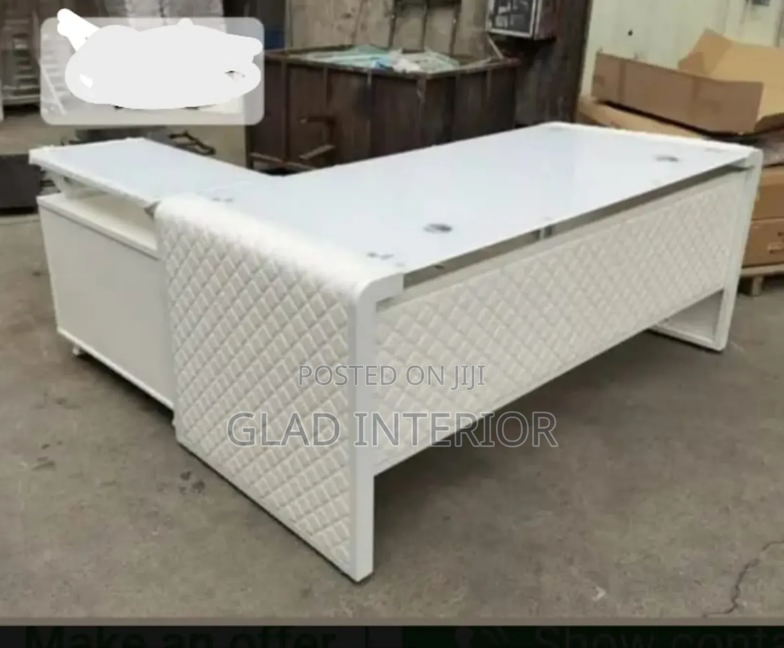 White Office Table