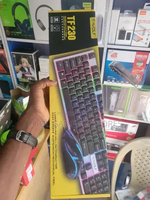 Tf230 Wired Gaming Keyboard With Background Light Mouse