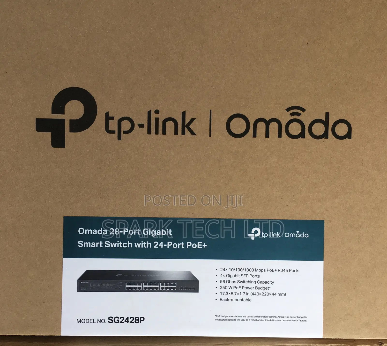 TP-Link 28port Gigabit Smart Switch + 24 Port Poe+
