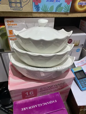 3pcs White Dinner Set