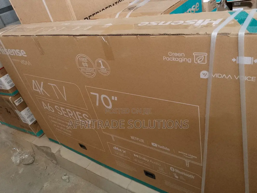 Hisense Smart 70" Full Uhd Led Android Tv (Wall Bracket)