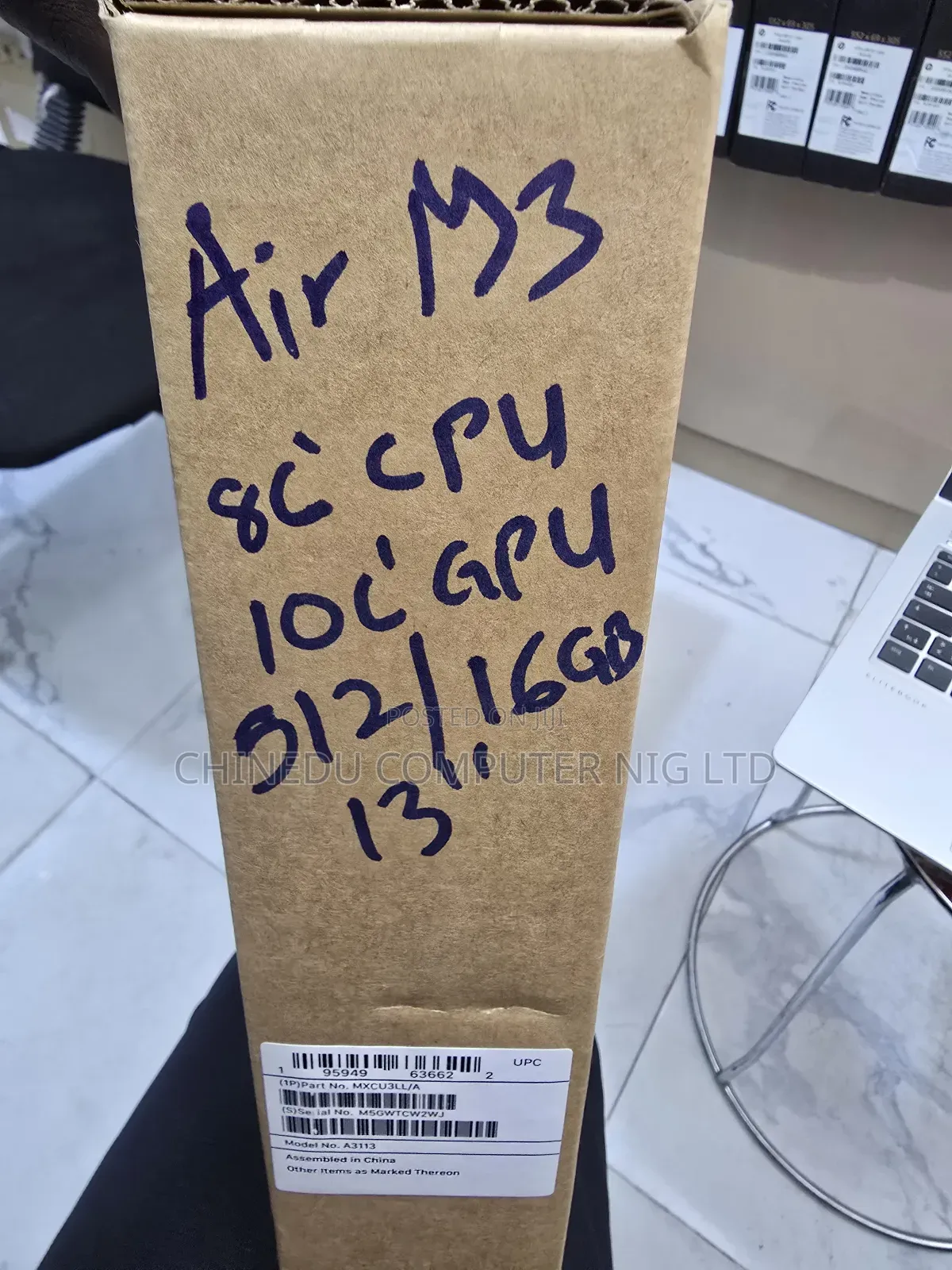 New Laptop Apple MacBook Air 16GB Apple M3 SSD 512GB