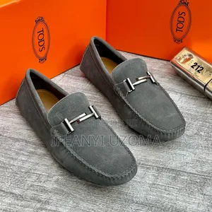 Tods Suede Loafers Shoe