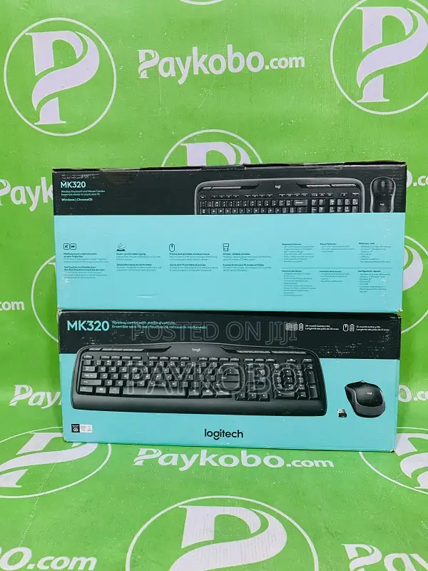 Logitech Mk320 Wireless Desktop Keyboard and Mouse Combo