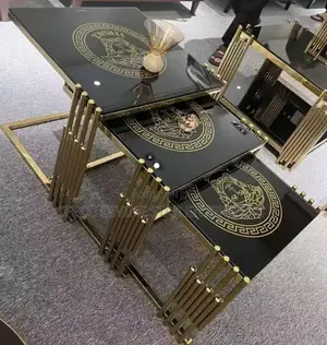 Glass Top Side Stools
