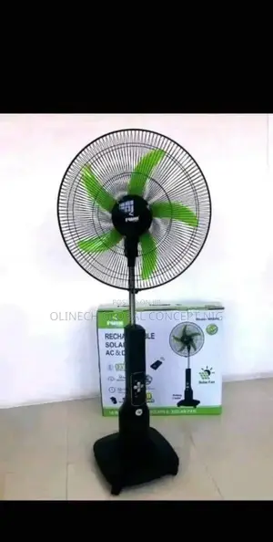 18 Inches Iwin Ac Dc Reachable Solar Standing Fan