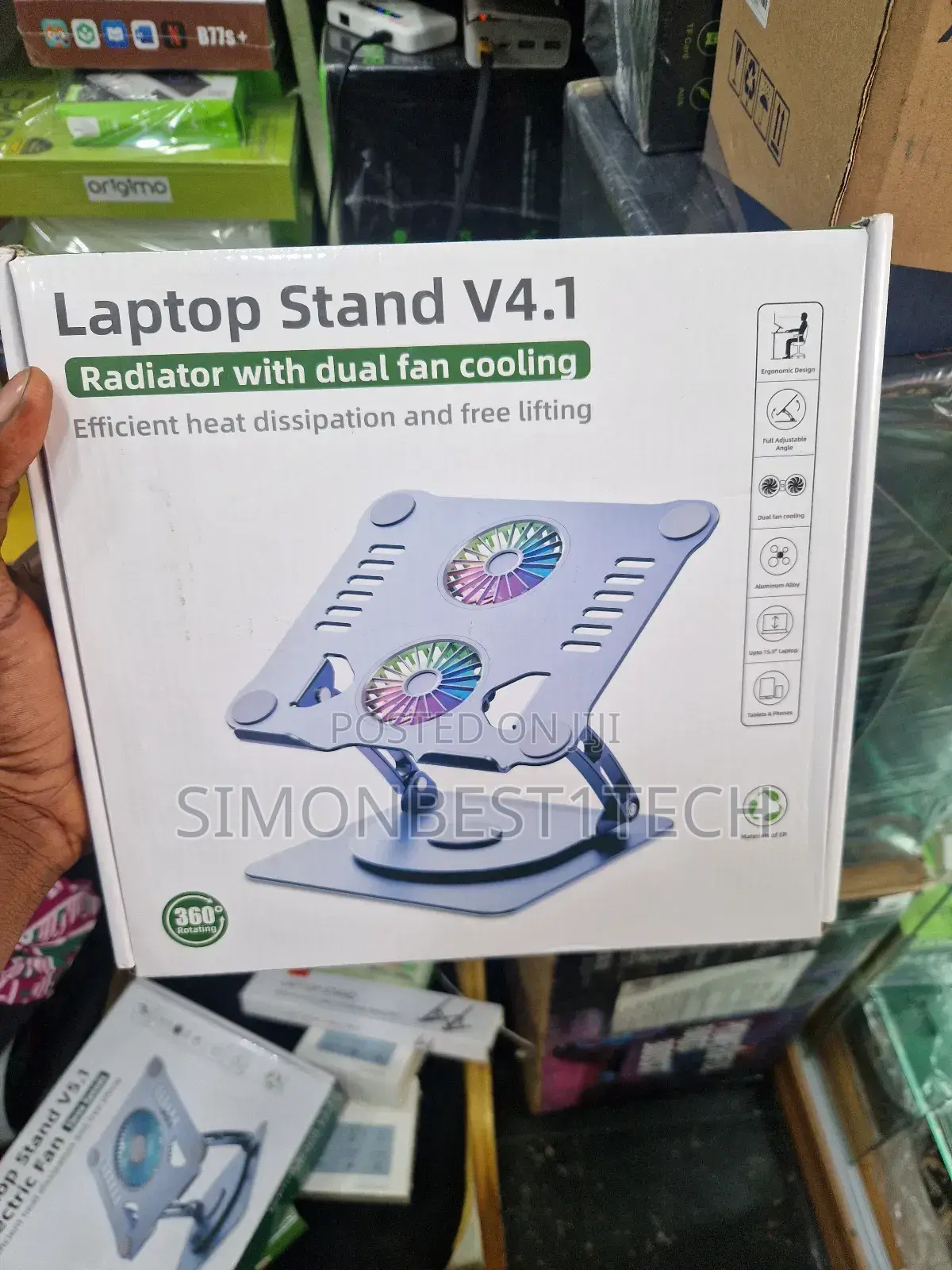 Laptop Stand 360 Rotation.