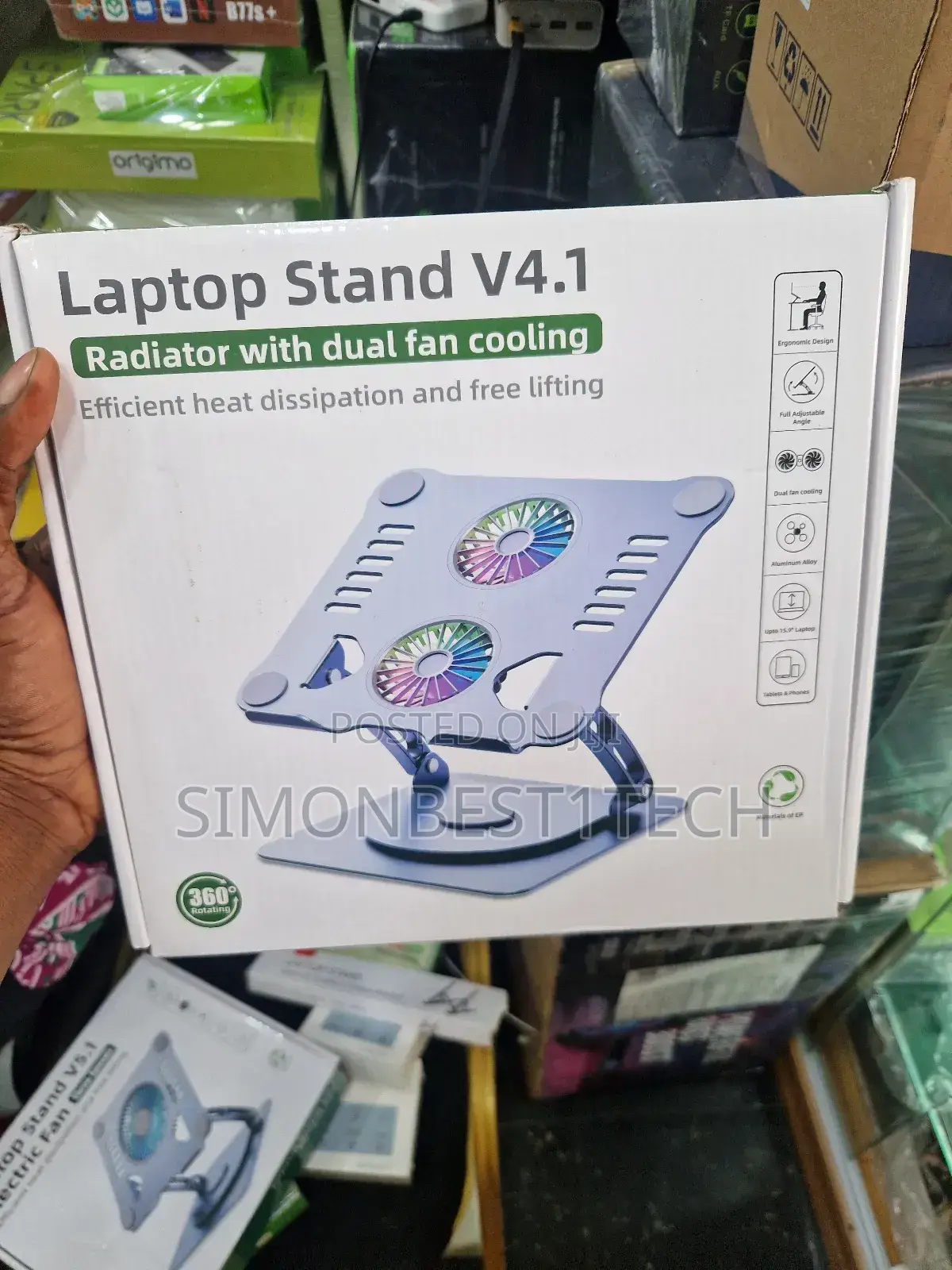 Laptop Stand 360 Rotation.