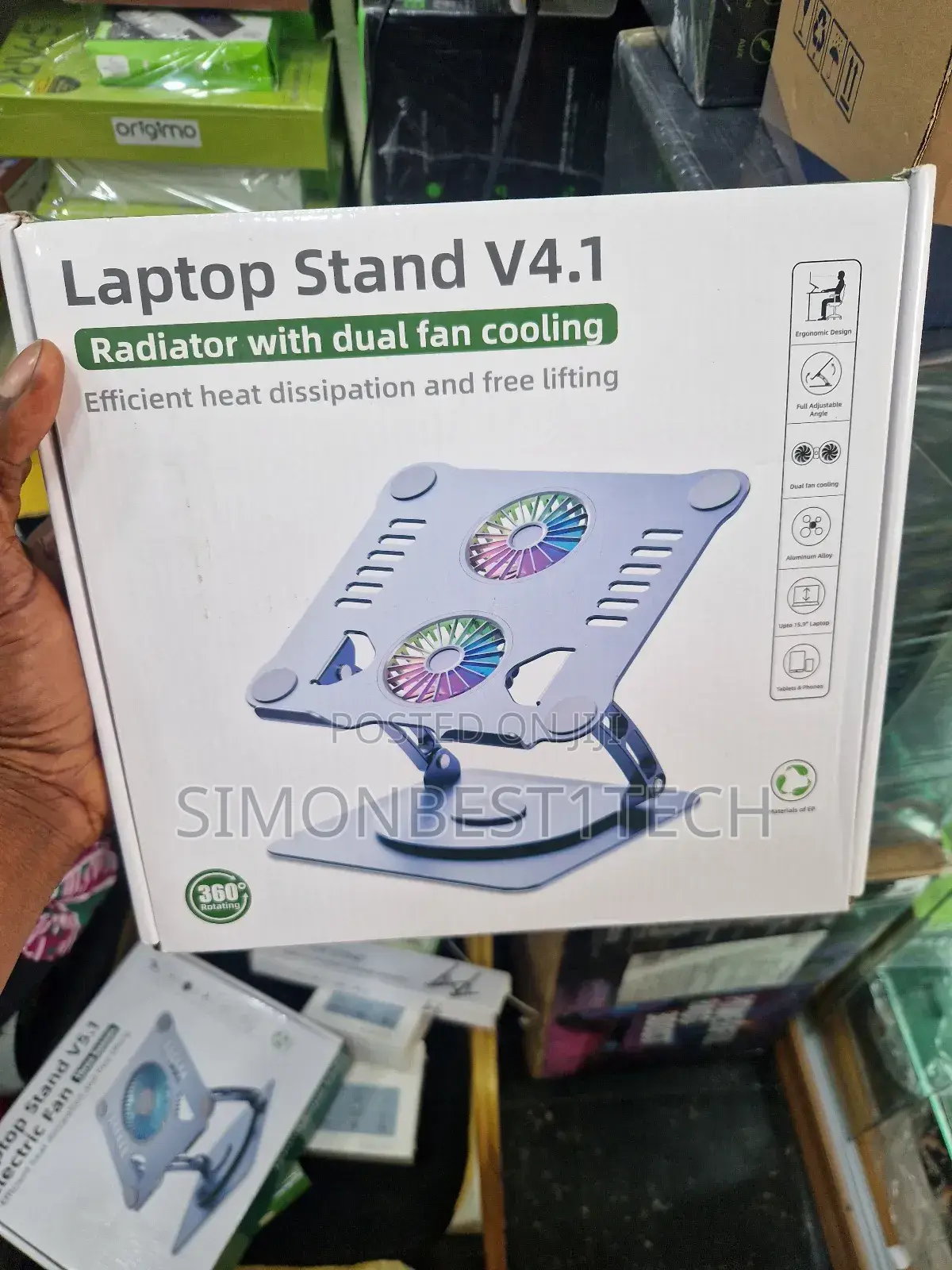 Laptop Stand 360 Rotation.