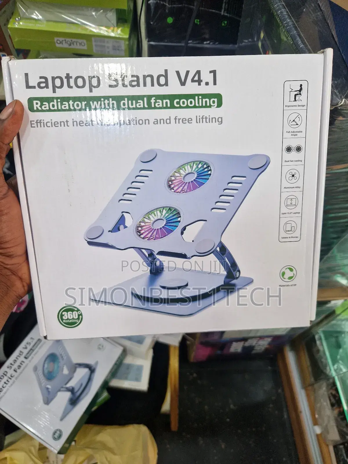 Laptop Stand 360 Rotation.