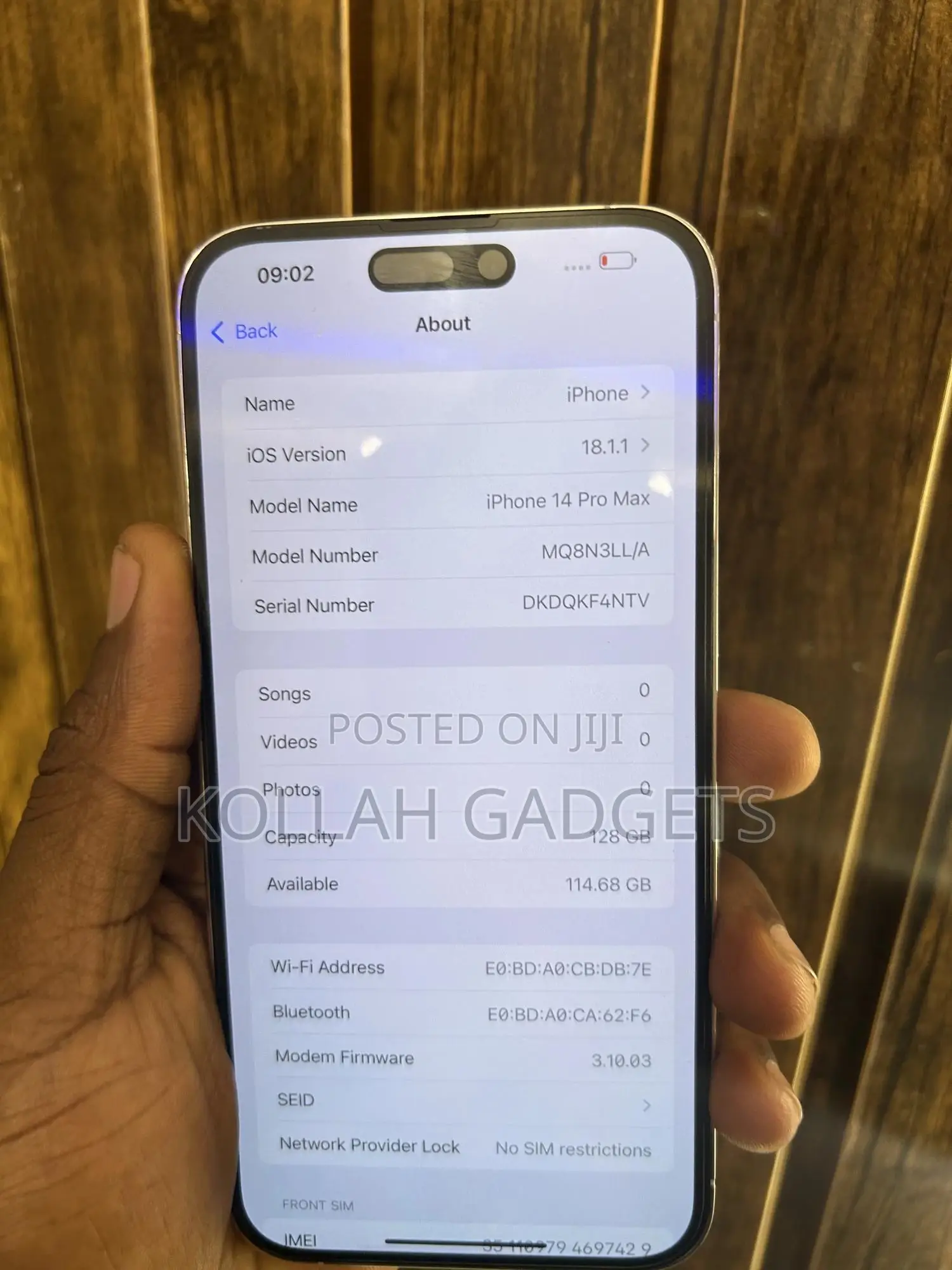 Apple iPhone 14 Pro Max 128 GB White