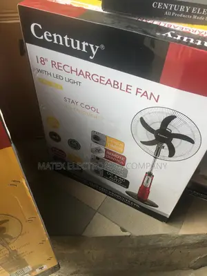 Quality Century 18incles Rechargeable Fan With Led Light