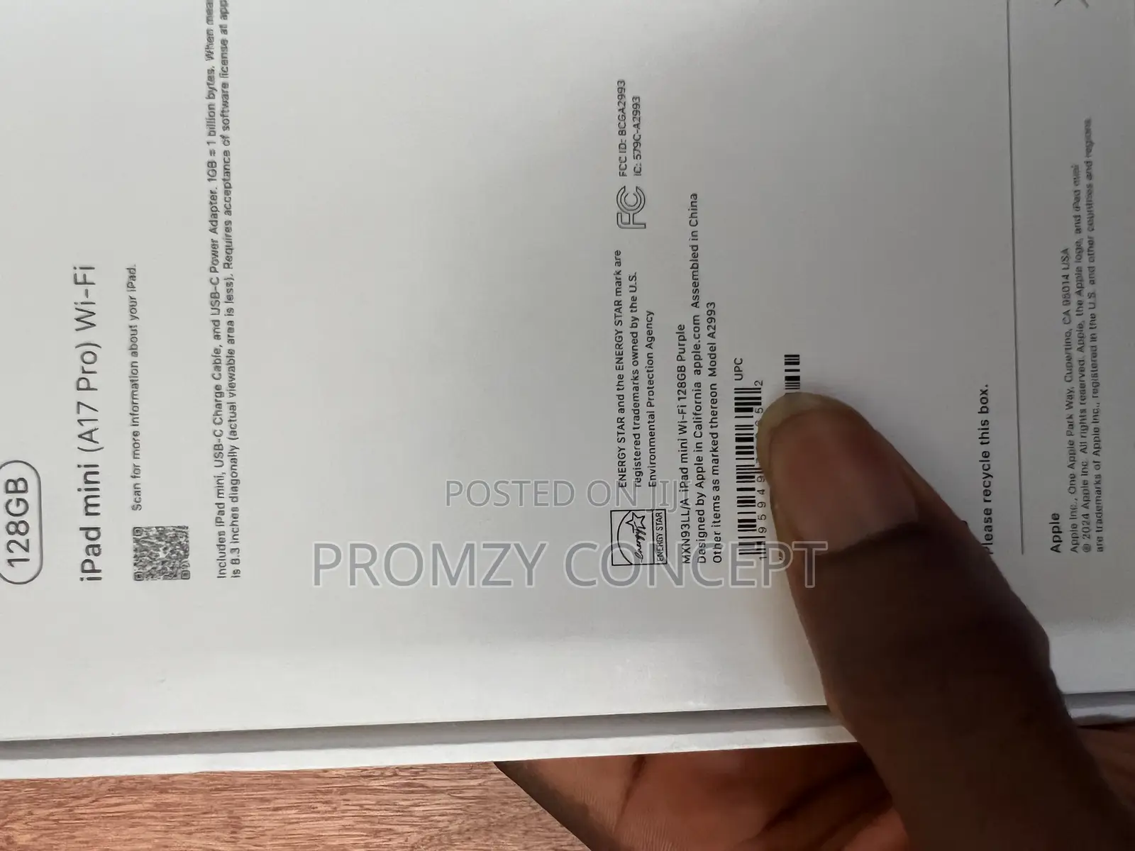 New Apple iPad mini Wi-Fi 128 GB