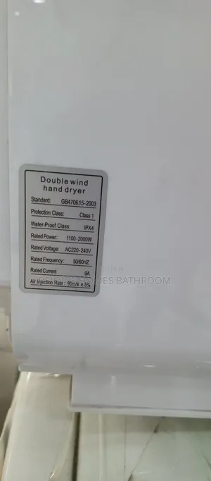 Double Wind Hand Dryer