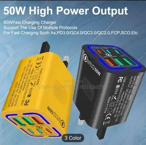 Kaxoe 50w Fast Charging Phone Charger Adapter