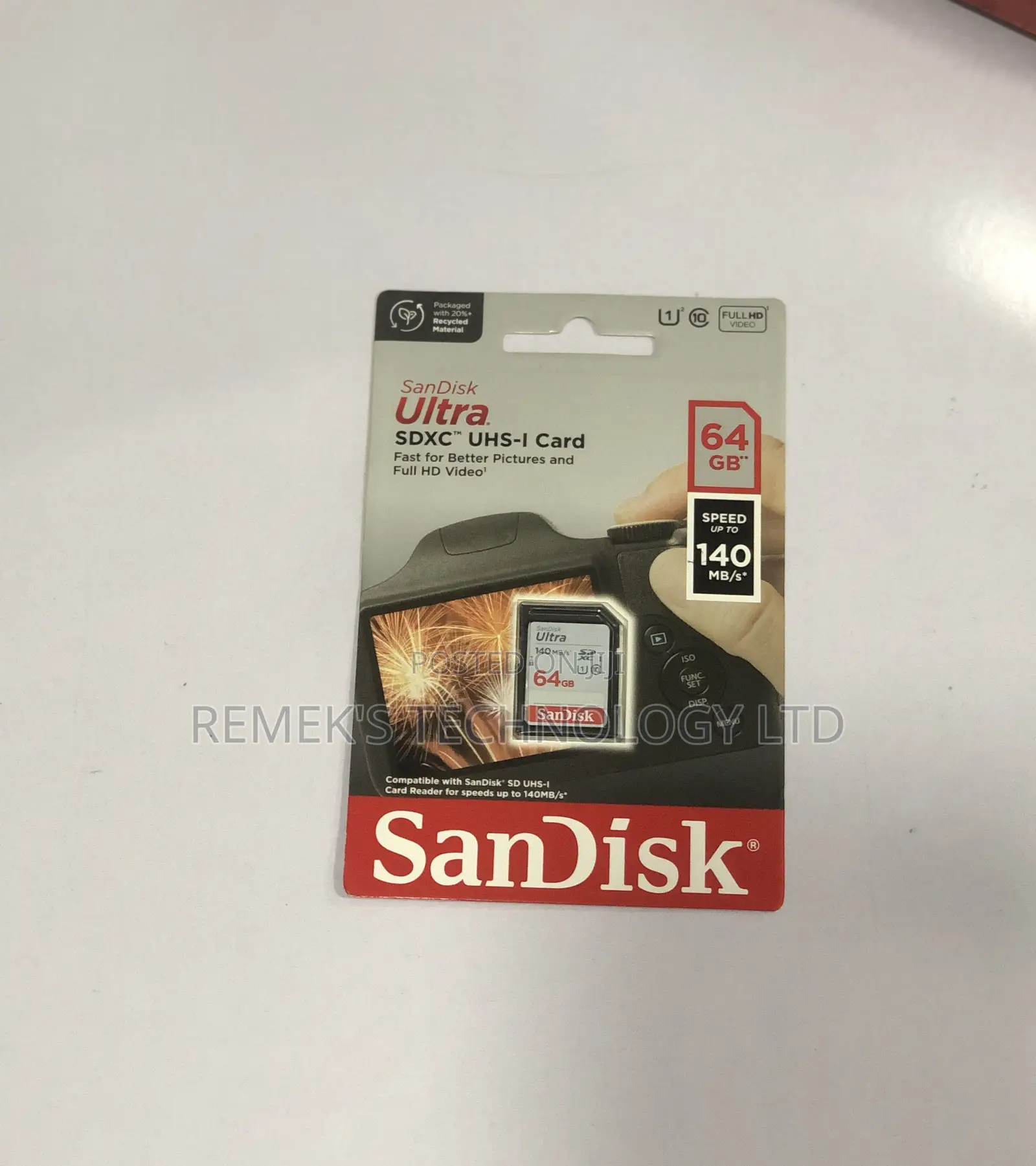 Memory Card 64gb Sandisk Ultra Sd Camera