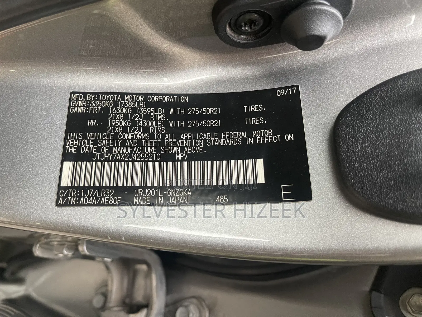 Lexus LX 570 AWD 2018 Gold