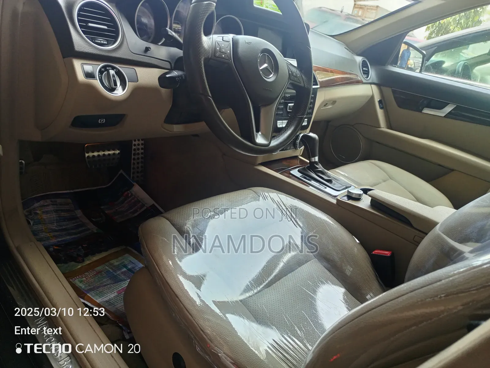 Mercedes-Benz C300 2012 Black