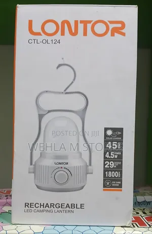 Lontor Rechargeable Led Camping Lantern- CTL-Ol124