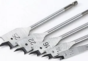 6 PCS Wood Flat Drill Bit Set
