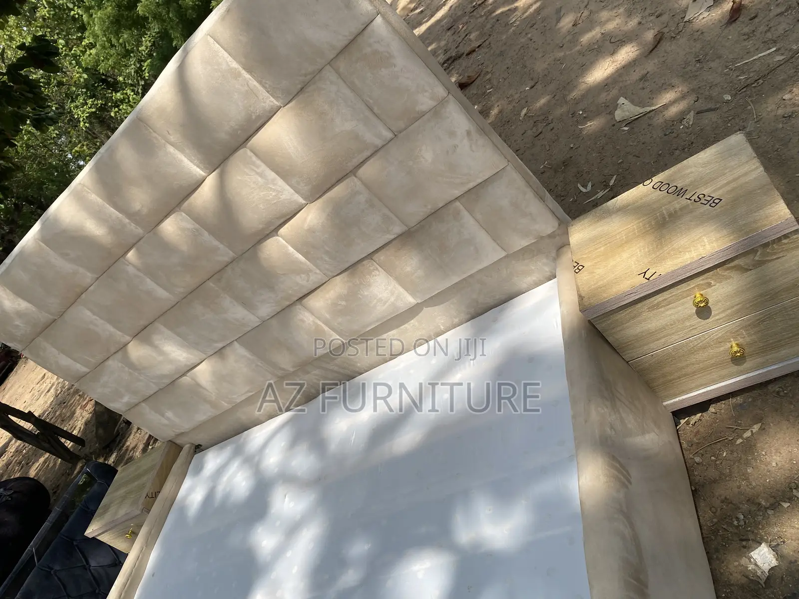 6 by 6 Bedframe With Bedsides