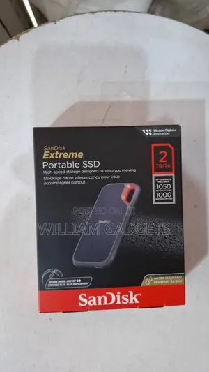 Sandisk Extreme Portable SSD Hard Drive 2tb