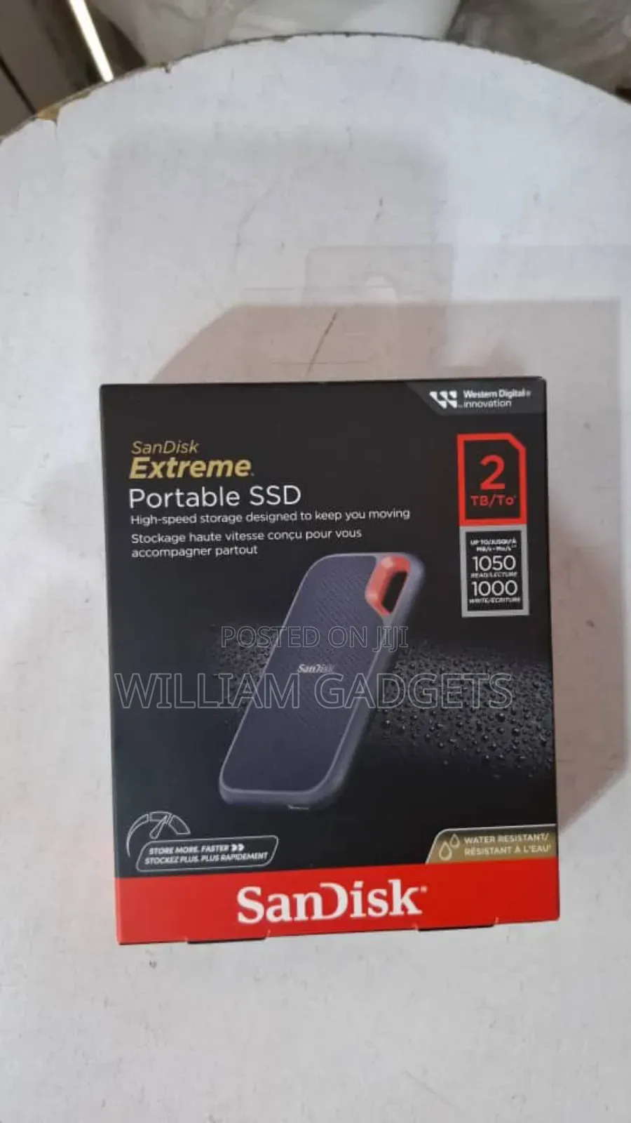 Sandisk Extreme Portable SSD Hard Drive 2tb