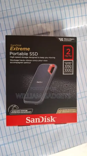 Sandisk Extreme Portable SSD Hard Drive 2tb