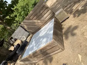 6 by 6 Padded Bedframe With Bedsides