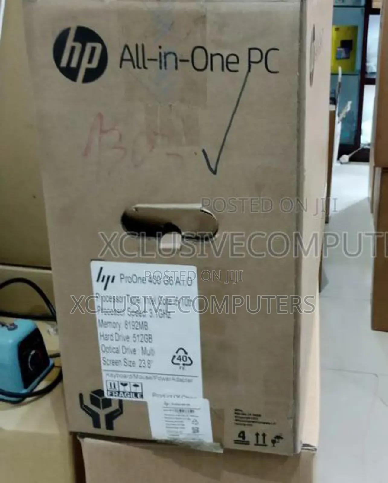 New Desktop Computer HP ProOne 400 8GB Intel Core I5 SSD 512GB