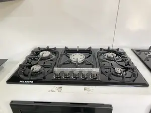 Polystar Five Bunners Inbuilt Top Stainless Gas Cooker