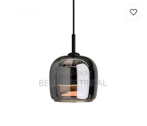 Modern Smoked Glass Pendant Light