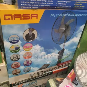 Qasa Rechargeable Standing Fan Newest Edition