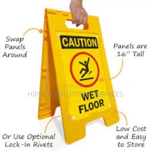 Hygiene Caution Sign Board Wet Floor Sign