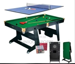 6feet Foldable Snooker With Table Tennis