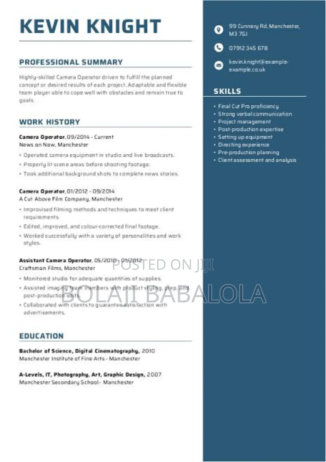 Cv Writing Services Local International