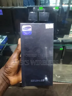 New Samsung Galaxy S20 Ultra 5G 128 GB Black