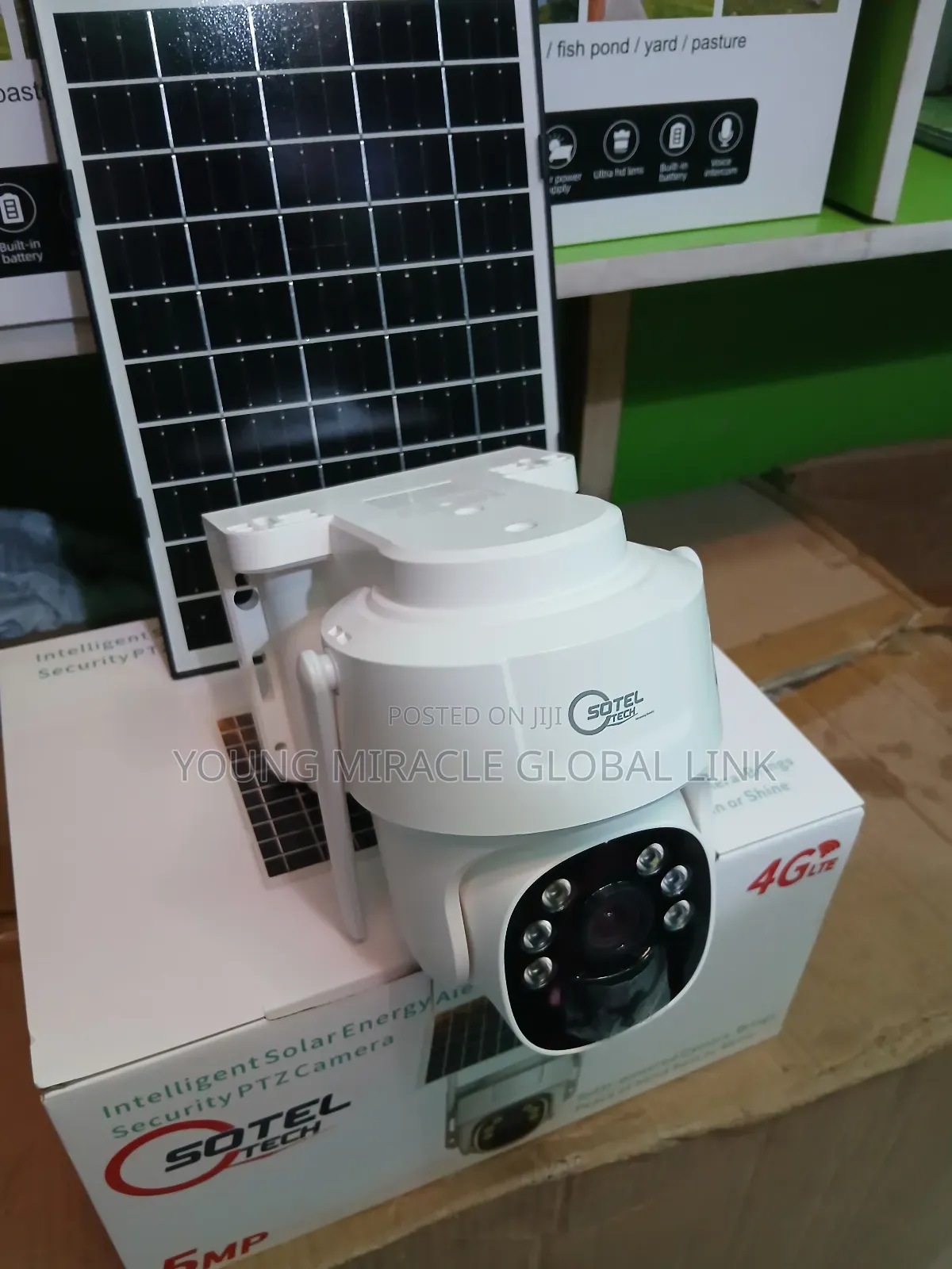 V380pro Single Lens 4g Solar Camera